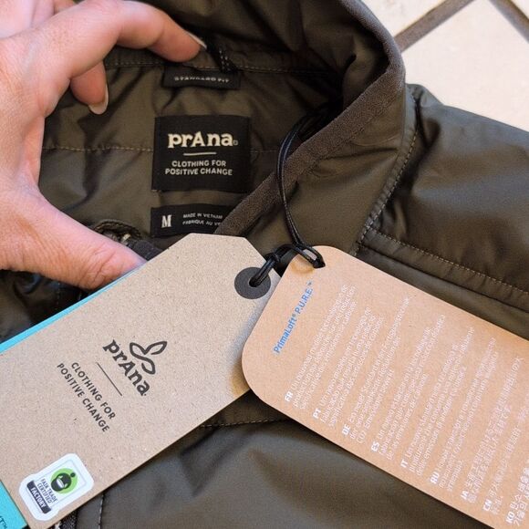 NWT Prana IncrediWool 1/2 Zip Sweater Slate Green Heather Size M Standard Fit - Picture 6 of 9